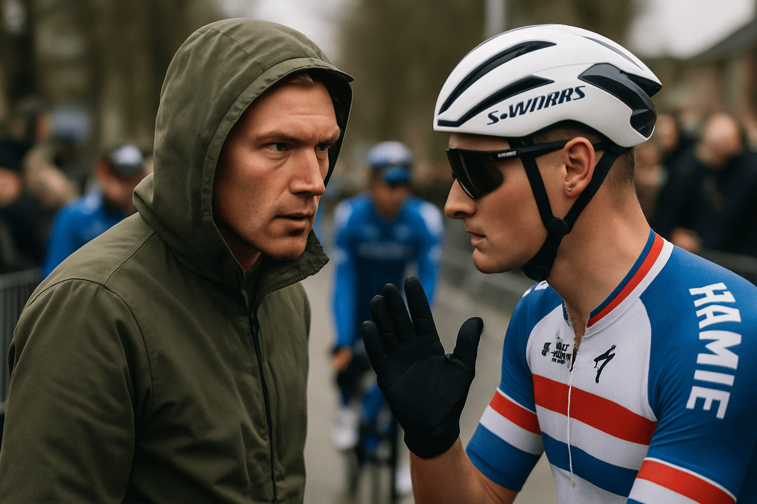 David van der Poel over Mathieu: "Defensief starten, dan BOEM!" in Omloop Het Nieuwsblad