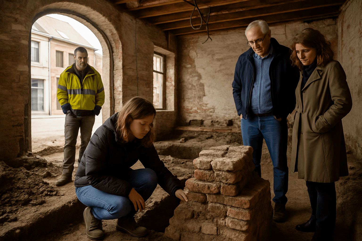 Toekomstig café De Gulden Hoorn in Halle onthult eeuwenoude geheimen
